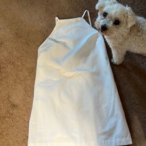 Ladies Zara white backless dress